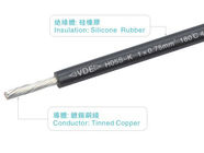 VDE--H05S-K  300/500V 180C 0.5-2.5 square mm  Silicone Rubber wires and cables  for home appliance heater lighting
