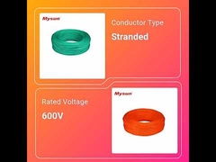 fils en caoutchouc de silicone avec isolation en fibre de verre