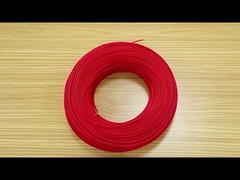 fibre de verre de câble d'isolation en caoutchouc de silicone de 24awg UL3122 échouée