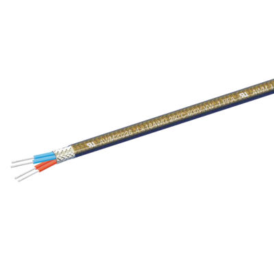 UL20225 PFA Multi Core Wire with Nickel Plated Copper Braid for High Temperature Applications up to 250°C