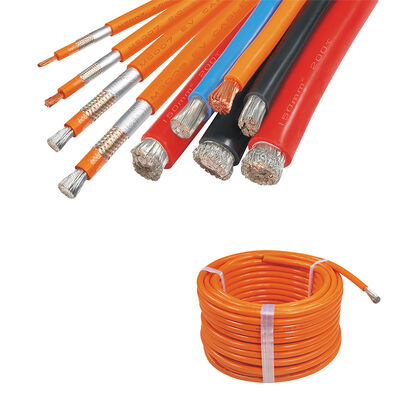 Super Soft Silicone Wire Battery Cable 200C High Temperature 600V for New Energy Systems