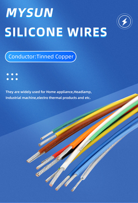 High Voltage  Silicone Rubber Wire VDE H05S-K 750V 180C 0.5mm