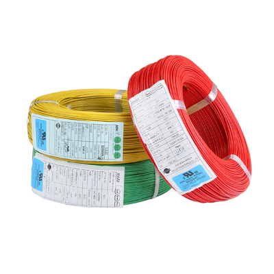 Customized Color FEP Insulated Wire CCC CQC111 20AWG 300V 200C Tinned Copper Conductor