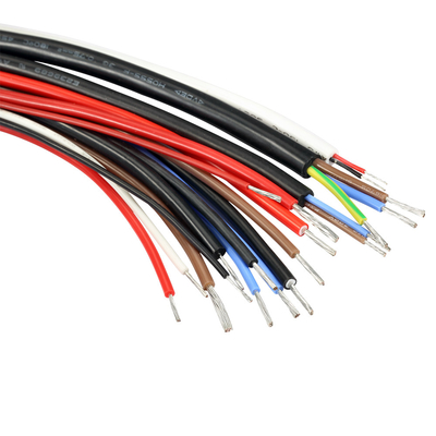 UL3252 Silicone Rubber Wires 600v 250C 22AWG FT2 Black Home Appliance Uav Lighting