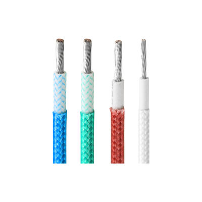2AWG 4AWG 6AWG 8AWG 10AWG 12AWG 14AWG 16AWG Fil de caoutchouc en silicone de cuivre en fibre de verre souple à tresses en ferraille