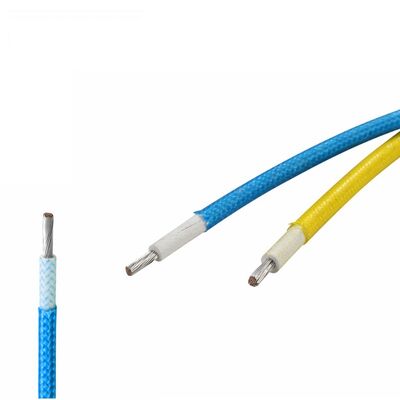 UL3069 Certified 150C Heat Resistance 600V Rated Voltage Silicone Fiberglass Braided Wire in 305m/roll