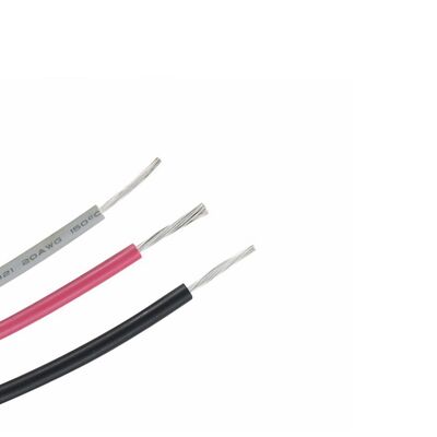 UL3142 150°C 600V 12AWG Fil de cuivre étamé isolé en caoutchouc silicone pour appareils
