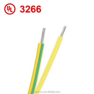 Fil de connexion UL3266 XLPE avec conducteur en cuivre étamé, température nominale de 125 °C et tension nominale de 300 V