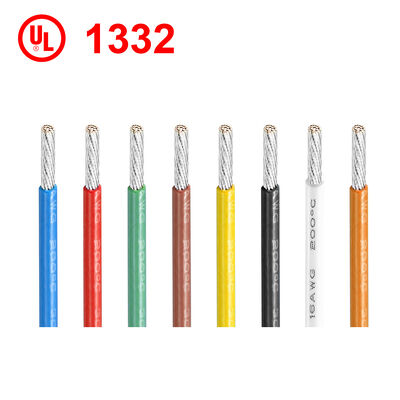 UL1332 Fil isolé FEP avec conducteur de cuivre en conserve Flexible et à température nominale de 200 °C pour appareils électroménagers