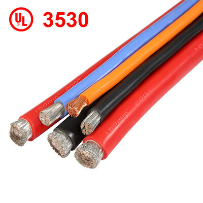 UL3530 Fil isolant en silicone à haute température avec conducteur de cuivre en conserve pour les applications à 200 °C