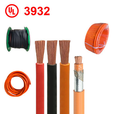 Câble UL3932 XLPE Tension Nominale 2000V Température Nominale 125°C Conducteur en Cuivre Étamé Fil Haute Tension pour Applications VE & Industrielles